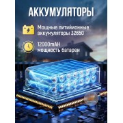Прожектор уличный 100 Вт на солнечной батарее с датчиком движения.